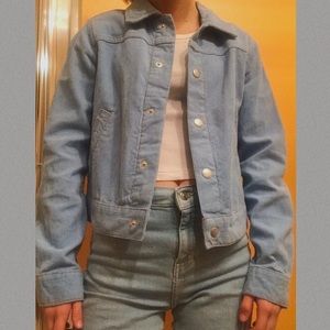corduroy jean jacket👕👖